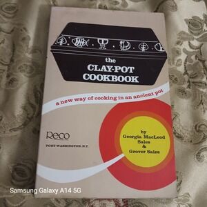 The Clay-Pot Cookbook 1974 Georgia MacLeod Sales Grover Sales Vintage Paperback